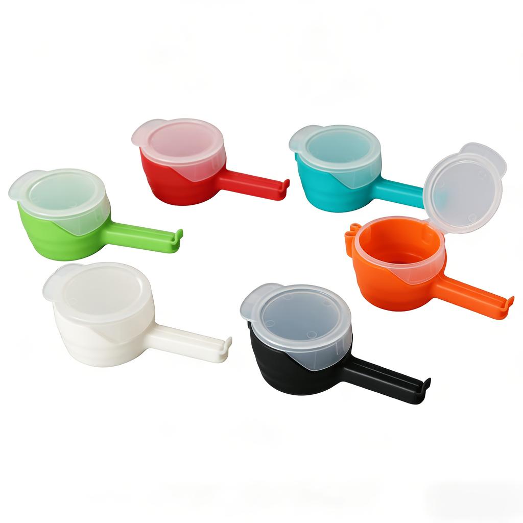1 pezzo di Clip Sigillanti per Alimenti con Beccuccio Erogatore, Clip Sigillanti a Prova di Umidità per Snack e Fiocchi d'Avena, Sigillatore per Sacchetti da Cucina per la Freschezza, Clip Sigillanti