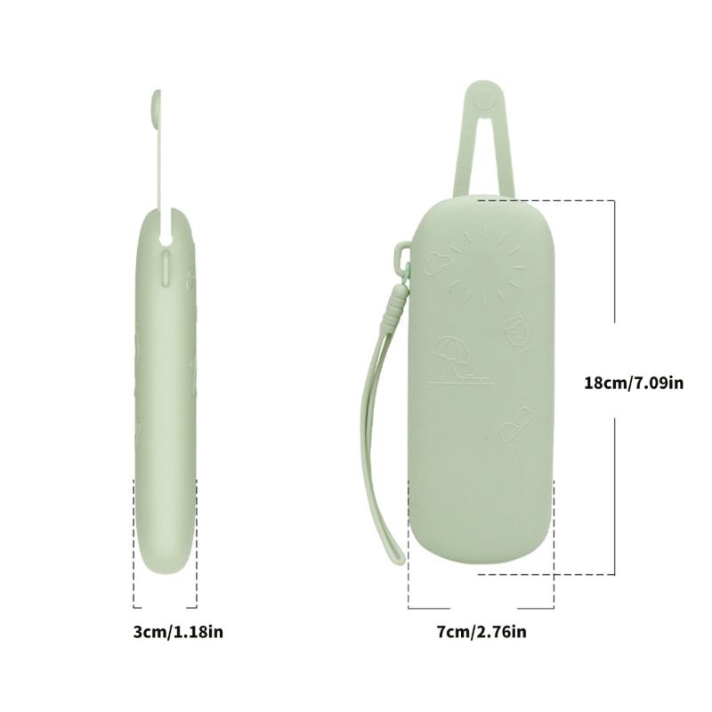 Sunglasseses Case Silicone Carrying Case Glasses Holder Magnetic Closure For Women Easy Opening Lip Pouch