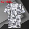 T-shirty Męskie Duże Rozmiary 10XL Lato Moda Graficzny T-shirt Krótki Rękaw Okrągły Dekolt Koszulki Męskie Duże Rozmiary 8XL 9XL T-shirt