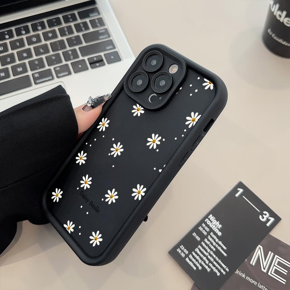 Daisy Smile Silicone Phone Case For Samsung Galaxy S26 A56 A55 A54 A53 A36 A35 A34 S25 S24 Ultra S23 S21 FE S22 Plus Soft Cover