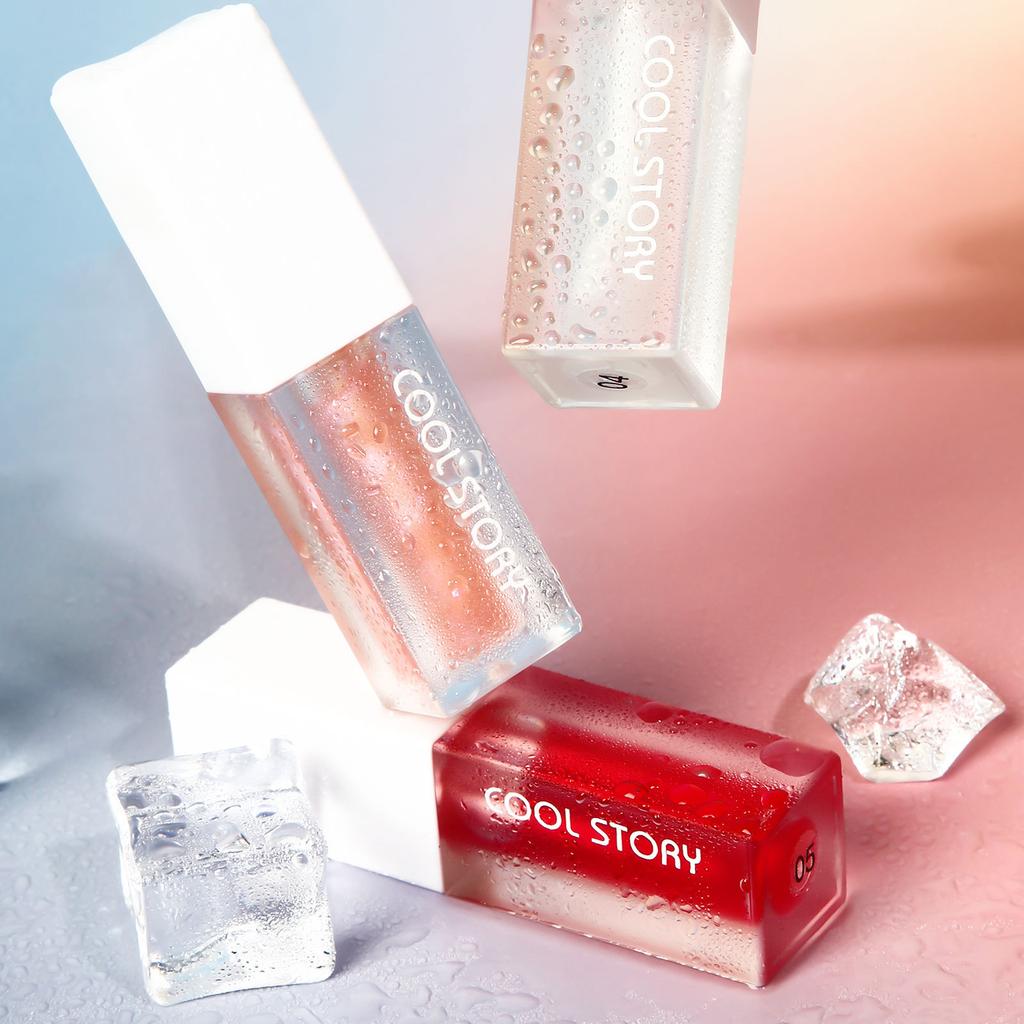 Shimmer Lip Oil Tinted for Fuller Lip Effect, Collagen Lip Gloss, Moisturizing Lip Care Extreme Volume Lip Essence Lips Enhancer