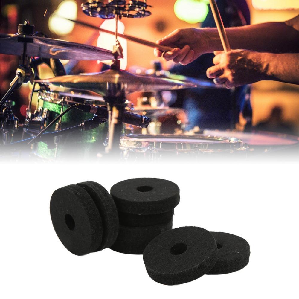 20PCS Plastic Material And Felt Material Plastic Felt Sleeves For Drum Kits чёрный