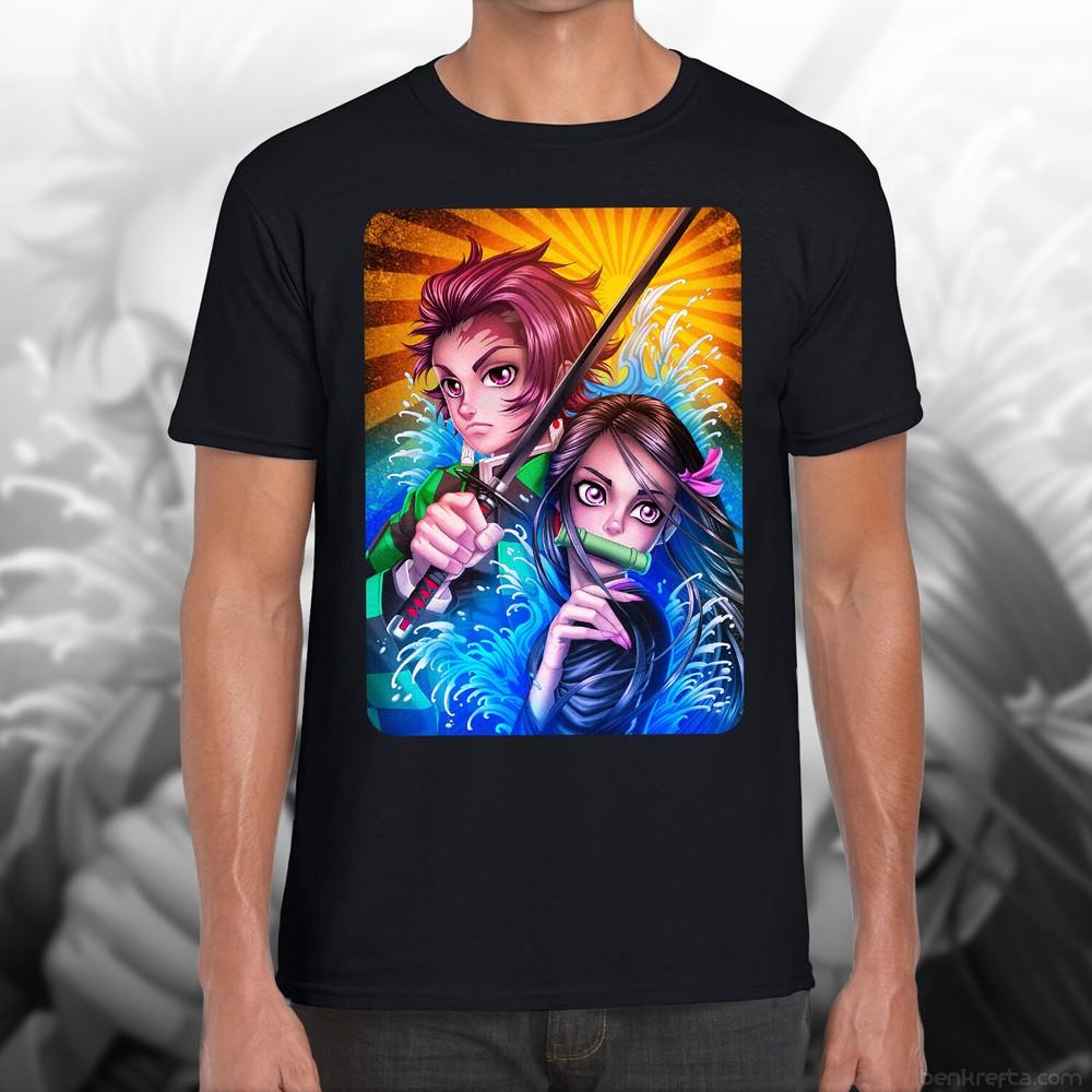 T Shirt Demon Slayer Unisexga Anime Tee Exclusive Krefta Tshirt Unisexs Unisexs S