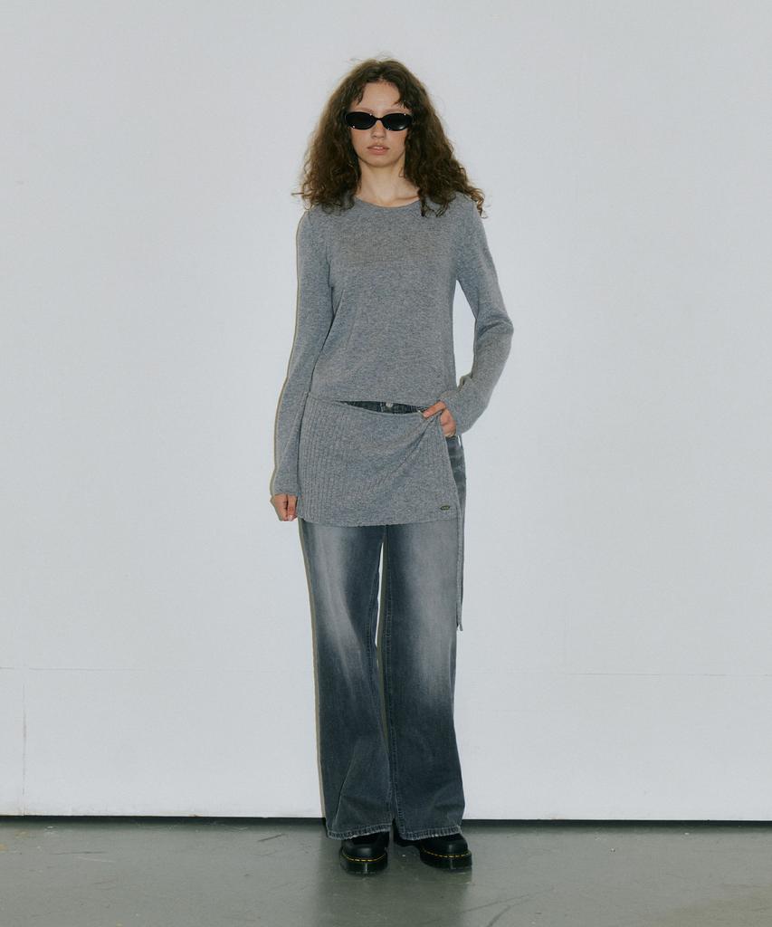 AUTHENTI Layered Knit Set-Up_Melange