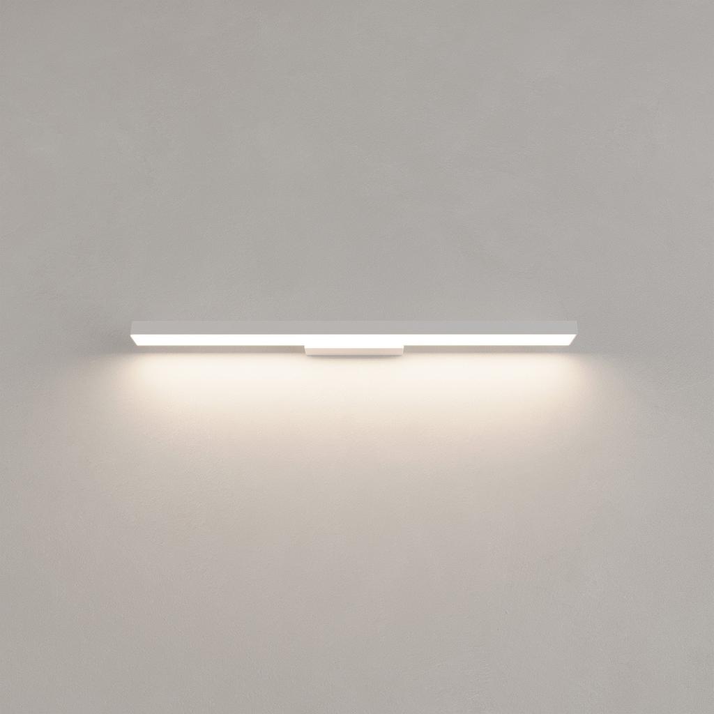 Arandela de Banheiro Acima do Espelho Branca Linear 66,5 cm Cor Variável LED 20W Aqua Light Prestige