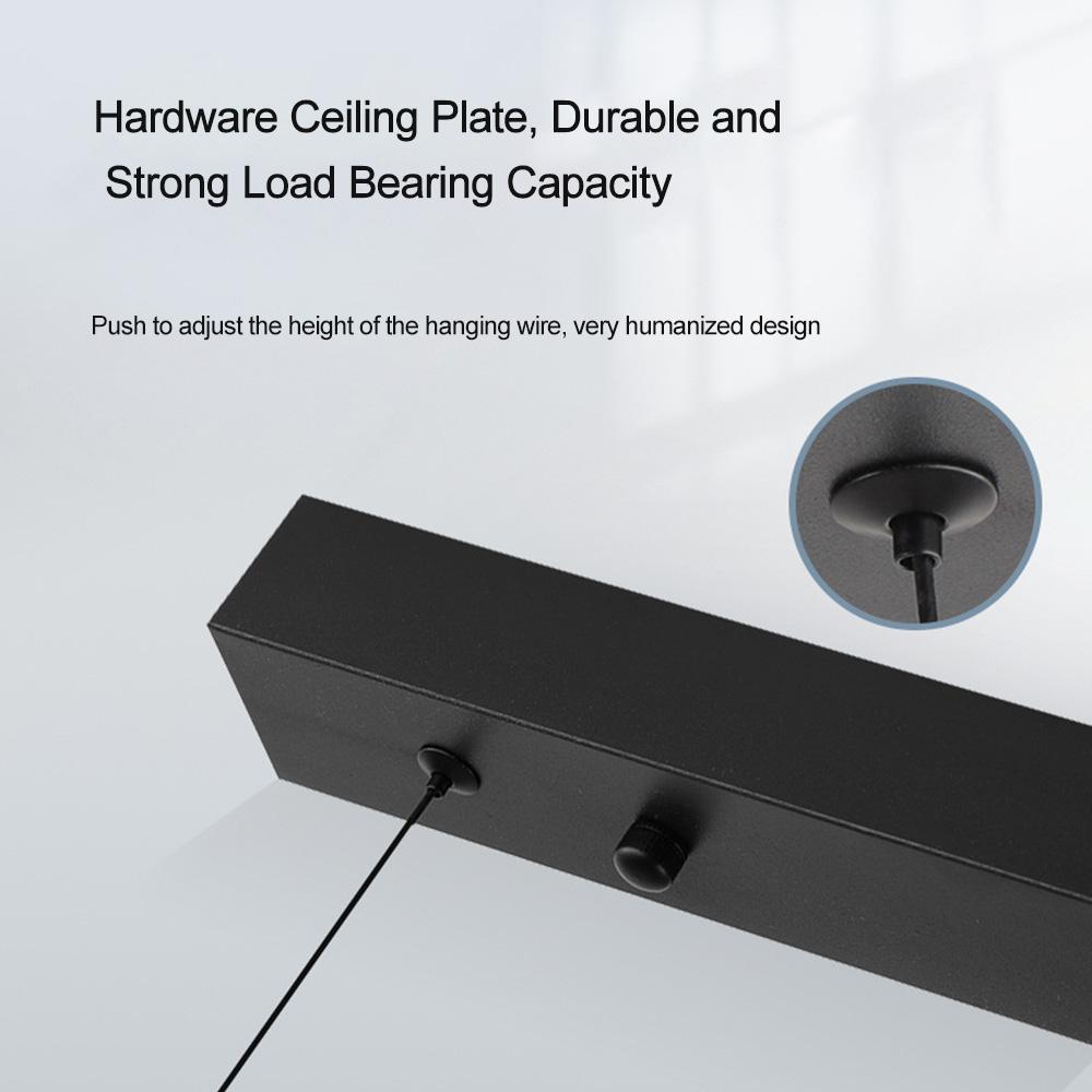 Modern LED Pendant Light Black Line For Living Room Dining Table Kitchen Bar Cashier Indoor Decorative Lighting Fixtures