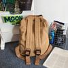 Canvas Bag Large Capacity Female Student Backpack Men's Schoolbag