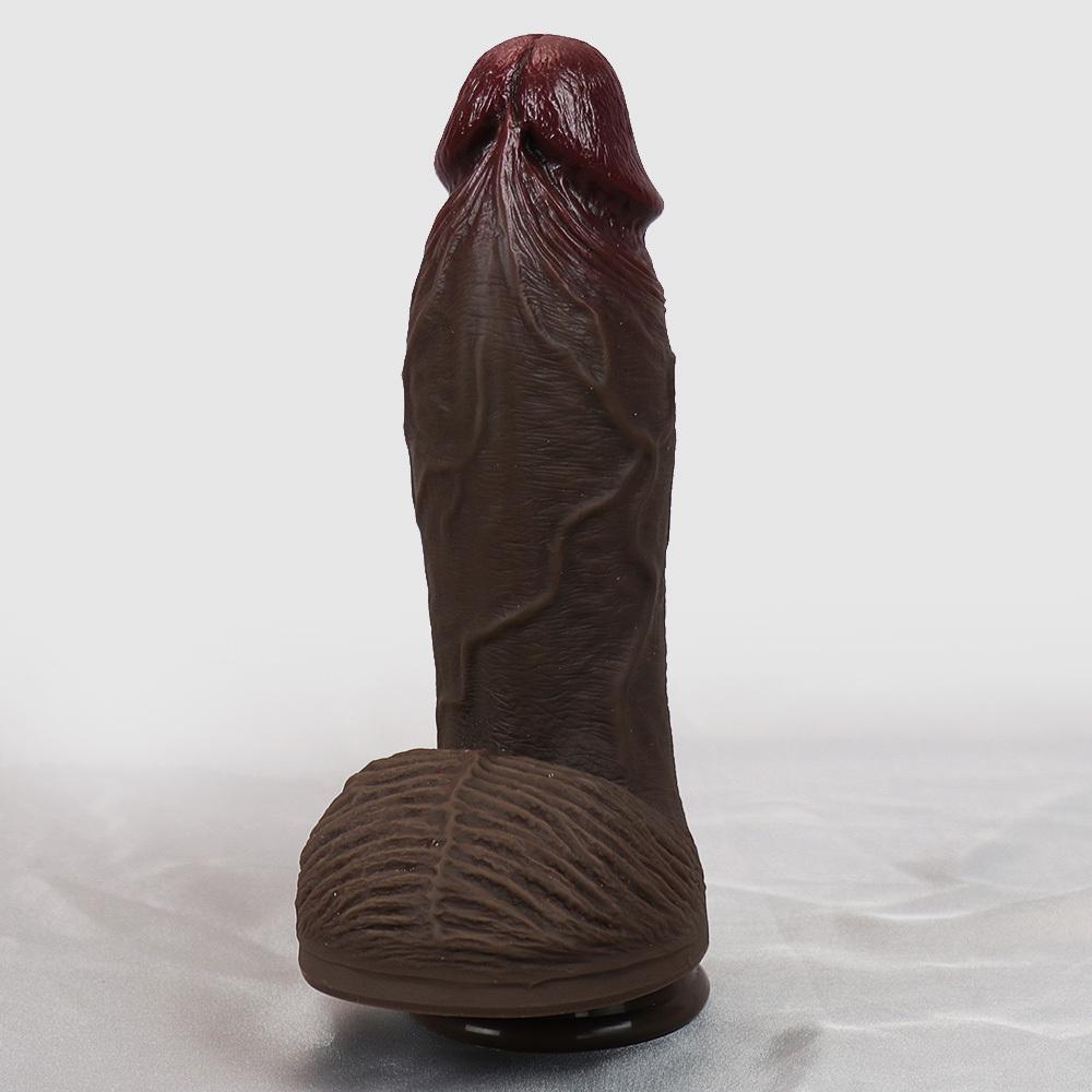 Realistic Silicone Dildo with Suction Cup – 4 Sizes Available (Up To 9.25 Inch), Soft Liquid Silicone, Non-Electric Adult Toy for Women & Men