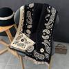 Stile Bohemien Sciarpa Finta Double-Face Ispessita Calda Moda Outdoor Viaggio Ufficio Scialle Avvolgente
