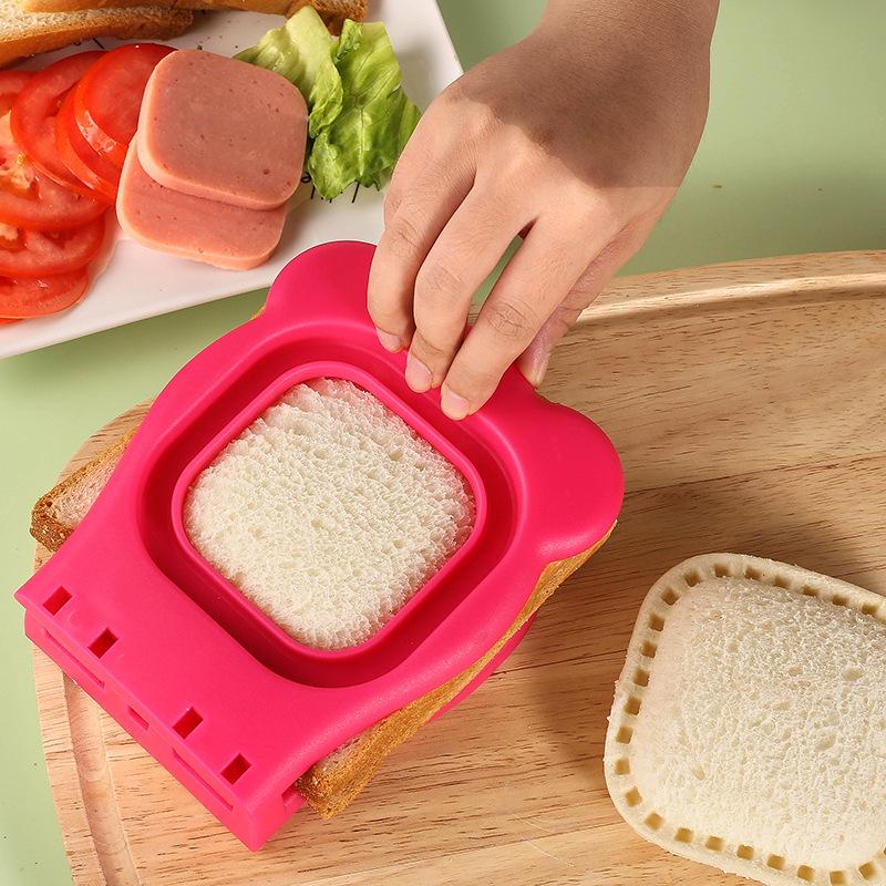 Stainless Steel DIY Pocket Bread Sandwich Cutter Tool