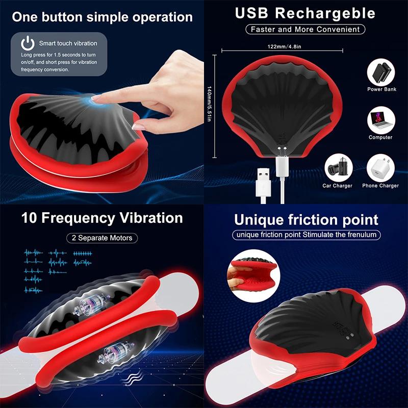 Womans Male Masturbator Tools Vibrator Mens Sext Toys Pussy Silicone Vaginass For Men Rod Pusssy Toy Bullets Toysvagine Lgbt