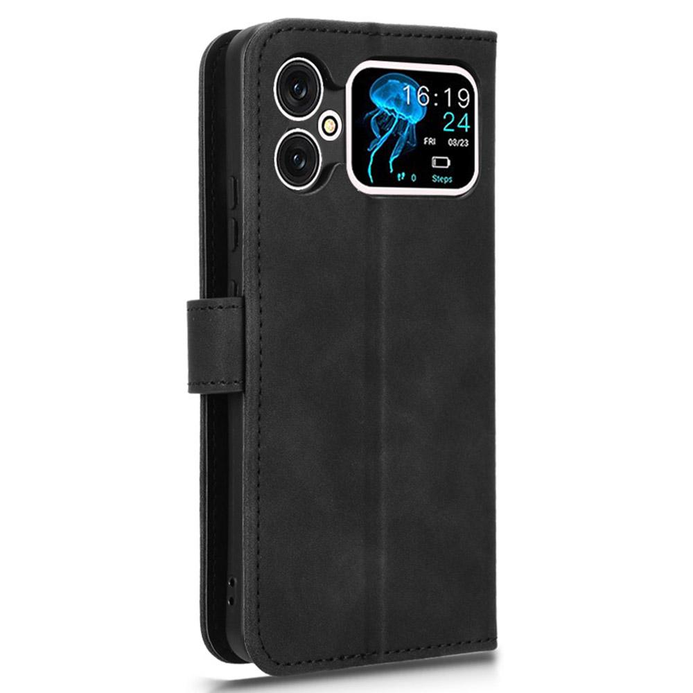 For Cubot A20 Leather Case Skin-Feel Anti-Drop Wallet Flip Phone Cover