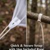 Fly Net for Patio Soft Easy Installation Large Bedding Porch Hiking 300x427x250cm