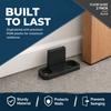 2pcs Black Barn Door Floor Guide POM Floor Mounted Guide Sliding Door Bottom Guide  Bypass Doors