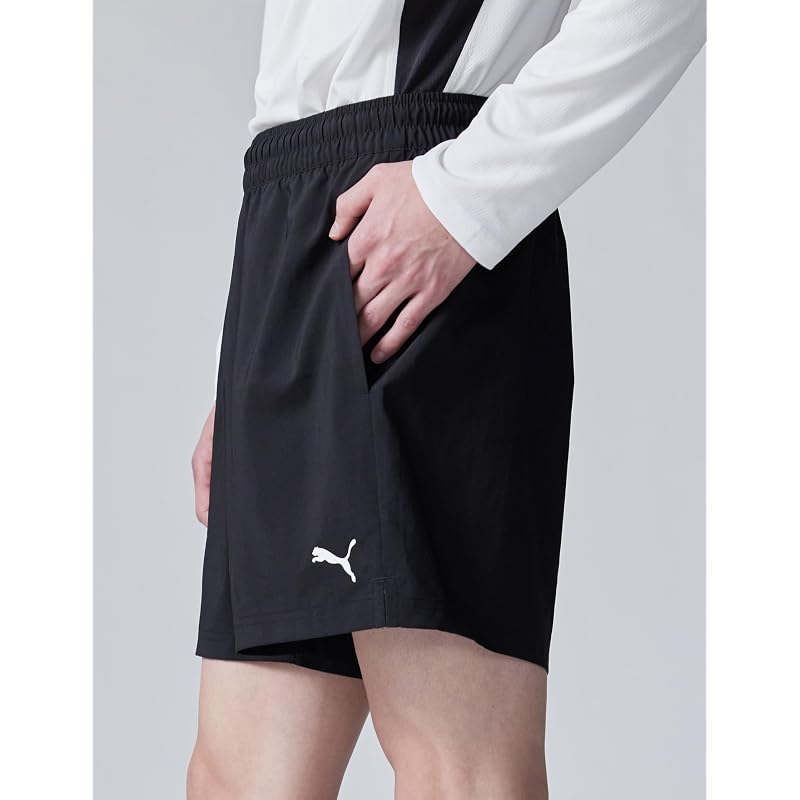 [Puma] 52736901_TAD ESSENTIALS 5-inch Woven Shorts Black_XL