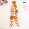 Luxury Horse Cloak Brand Scarf Fashion Design 100% Silk Scarf  Women Headwear Skinny Bag Hair Scarves Neckerchief