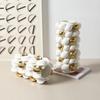 Ceramic Vase Gold Creative Fruit Shape Cartoon Lemon Carambola Ceramic Handicraft Flower Vase Home Decoration Accessories