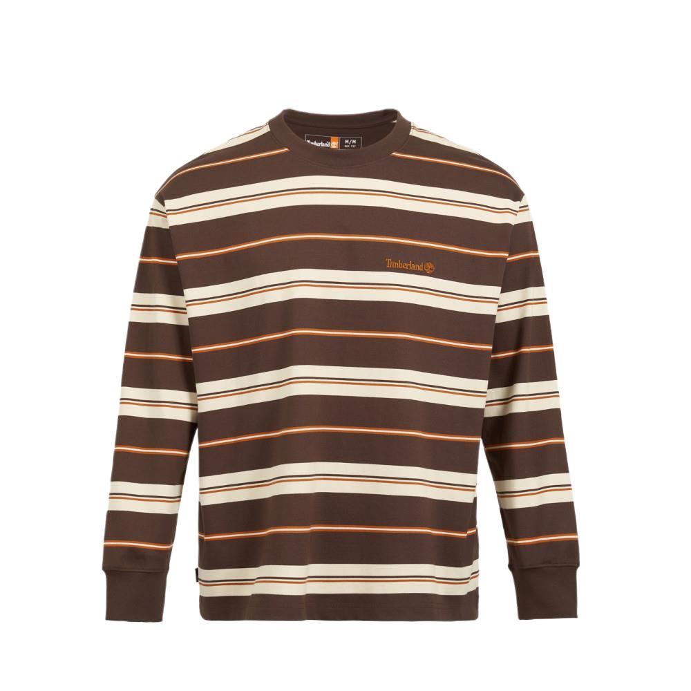 Timberland Striped Breathable Long Sleeve T-Shirt Unisex Tops TB0A5RSM2431