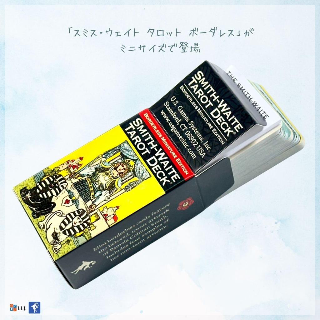 Tarotové karty Waite edice Tarot Mini Věštění Tarot Bezokrajové Miniaturní Japonský Návod Součástí I.I.J [Edice Smith-Waite]