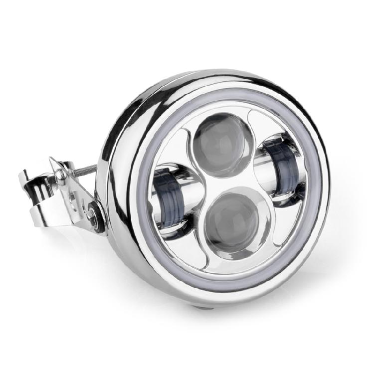 6,5" Motorrad LED Runder Scheinwerfer Fern-/Abblendlicht Zusatzscheinwerfer Lampe