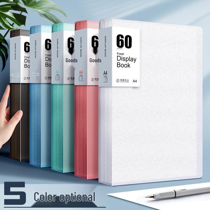 A4 Clear Multi-Layer Ring Binder: Student Certificate, Test Paper, Prenatal Checkup, Music Score Storage Folder