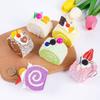 Creative Swiss Roll Squishy Toy Anxiety Relief Realistic Food Pinch  for Kids Adults