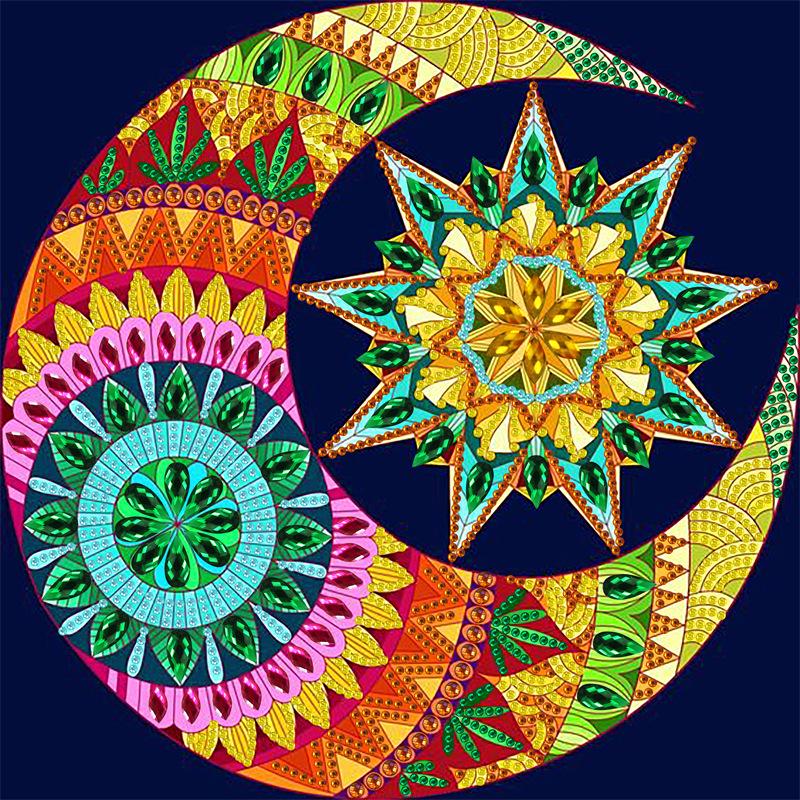 5D Tribal Beauty DIY Diamond Painting Kit – Rhinestone Sticker Decorative Art, Handmade Craft