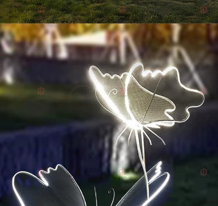 LED Dynamic Glowing Butterfly Outdoor Waterproof Garden Lights