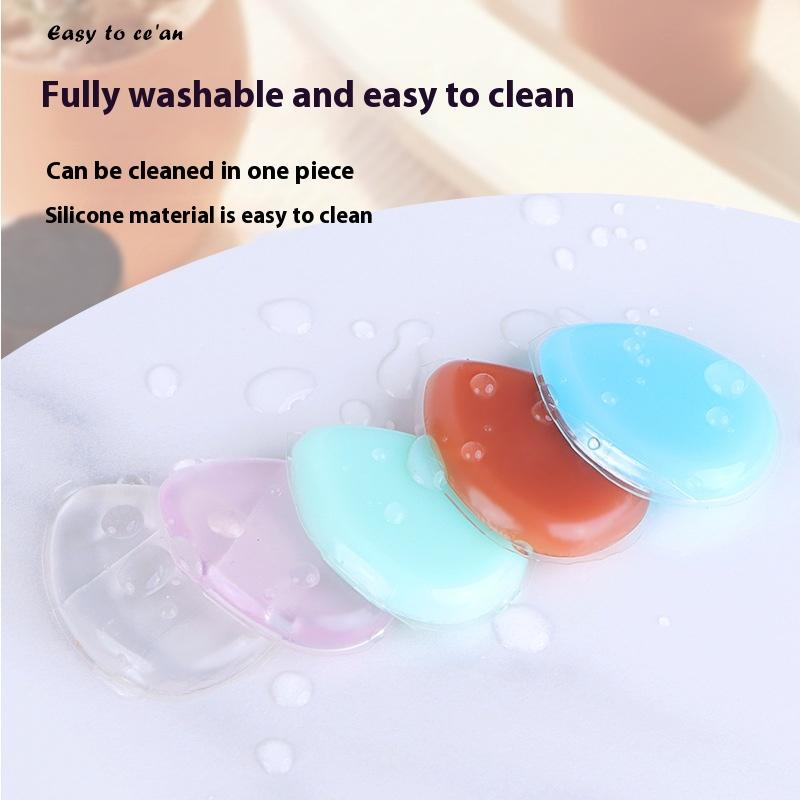 1PC Silicone Makeup Sponges Powder Puffs Face Conceale Cosmetics Puff Accessories Wholesale Silicone Make Up Sponge