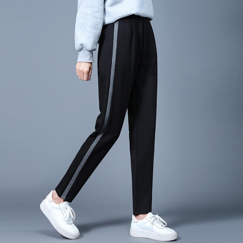 Trollman Women's Casual Side-Stripe Sweatpants