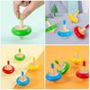 4pcs Gyro Toy Colored Gyro Toys Funny Table Tops Gyro Toys Portable Small Gyro Toy