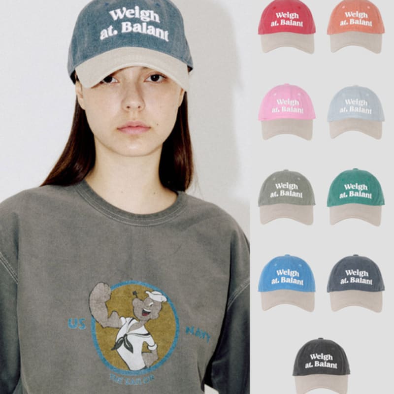 BALANT 2-Tone Washed Ball Cap (9 colors)