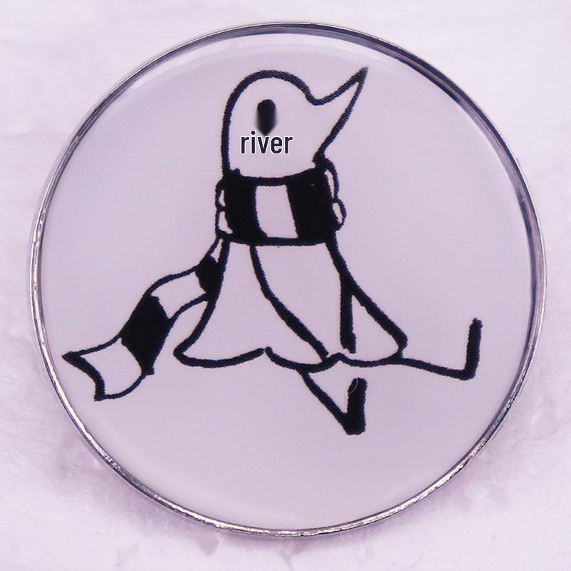 

Good Night Bubu Comic Brooch Badge