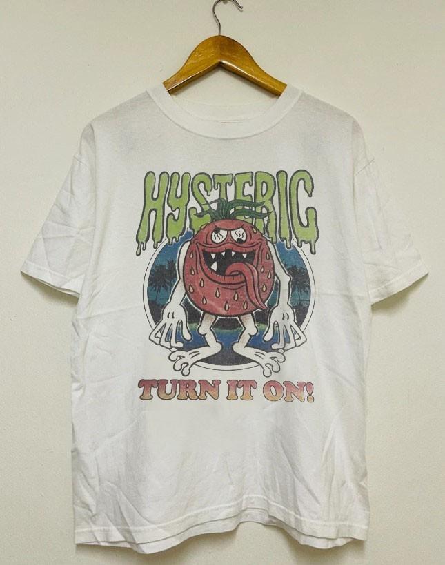Strawberry Monster Vintage white tee Hysteric Glamour QT2174 S