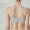 Seamless Maternity Bra with Double Front Clasp High Elasticity Push-up and Nursing Support