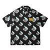 Li Ning × Phil Hackett Kunstenaars Samenwerking All-Over Print Zacht Minimalistisch Veelzijdig Kortmouwig Shirt Heren shirts ASHV033-3
