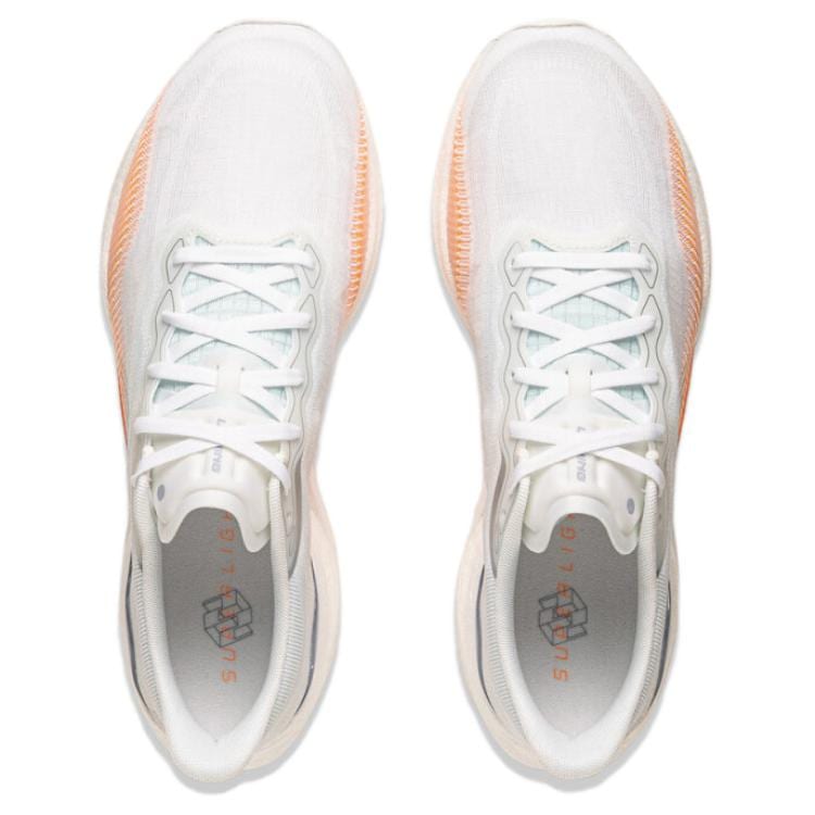 Li Ning Super Light 22 Low Top Rubber Foam+Thermoplastic Polyurethane Elastomer TPAZ Casual Running Shoes Men's White ARBV001-53