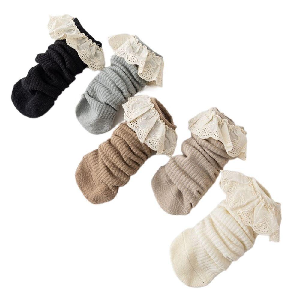 Lace Stuff Princess Stockings Soft Long Socks Leg Warmers Calf Socks