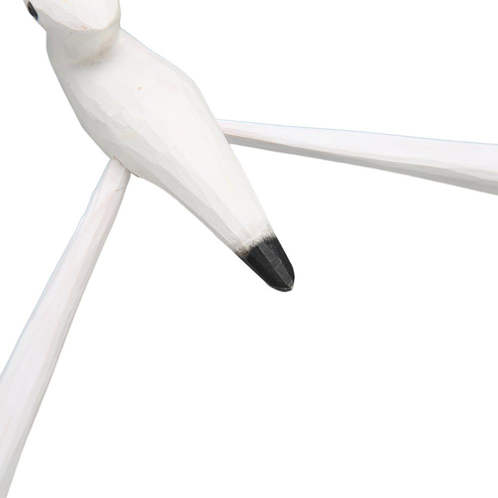 5pcs White Seabird Figurine Balancing Seagull Figurine Mobiles Seagull Statue  For Office