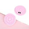 100Pcs Eyelash Glue Holder Abundant Quantity Rich Colors Multiple Grooves Disposable PVC Eyelash Extension Glue Holder Pallet Pad Makeup Tool