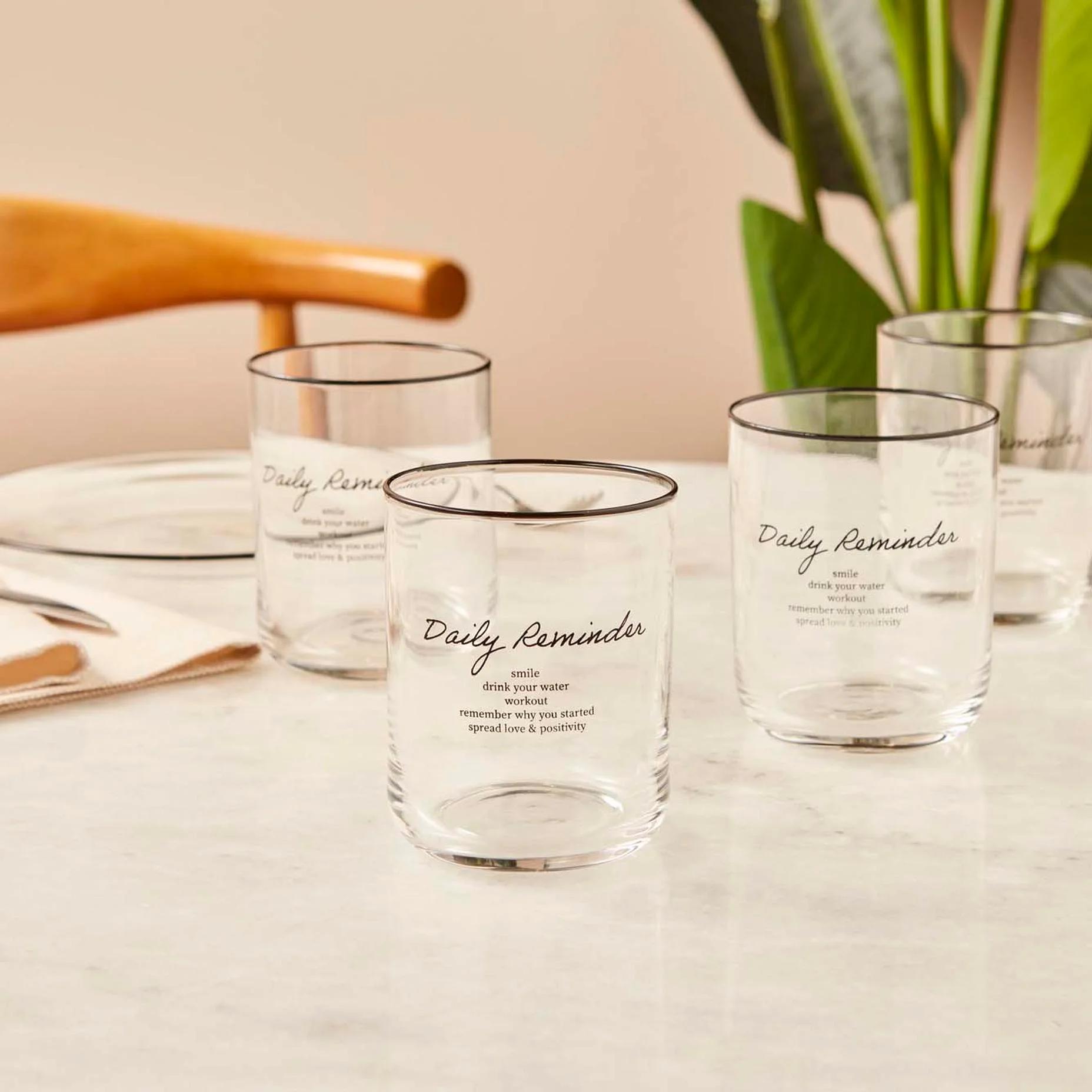 

Набор ежедневных напоминаний из 4 стаканов (350cc)