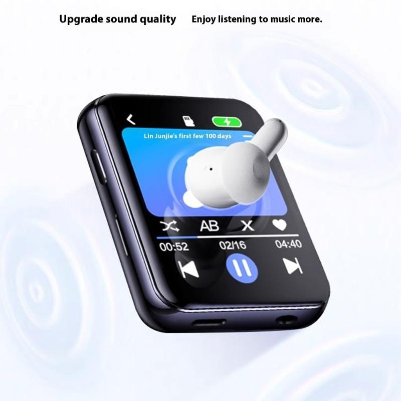 MP3 Music Player with Bluetooth-compatible Full Touchable Screen Loudspeaker Recorder Camera Video Player Calculator