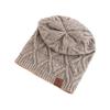 Winter Slouchy Fashionable Trendy Women New Brand Latest Fresh Hats Various Wearing Method Reversible Beanie Hat Thick Knitted Hats