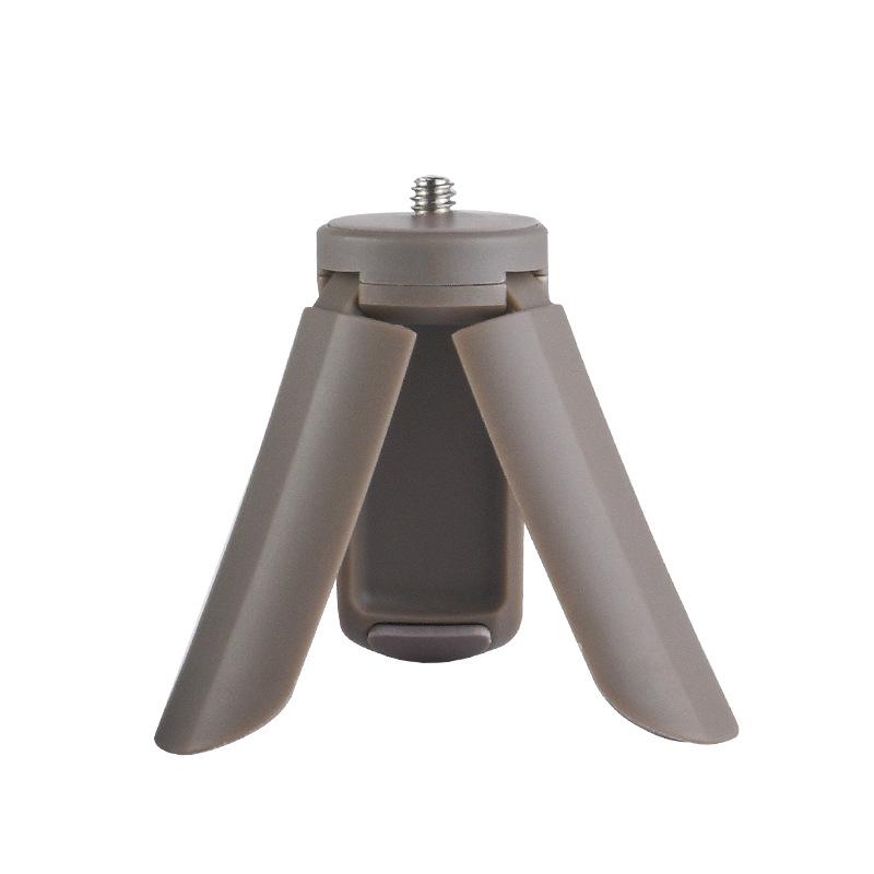 

Compact Handheld Stabilizer with Fill Light & Universal Phone Holder Mini Tripod серый