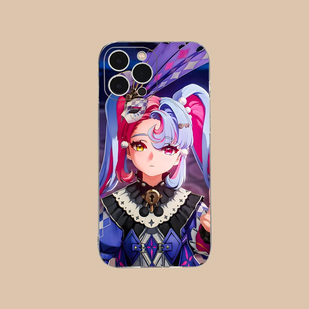 Wuthering Waves Roccia Phone Case for iPhone 17 16 15 14 13 12 11 X XR XS Air Pro Max Plus Mini Clear Colorful Cover Pretty