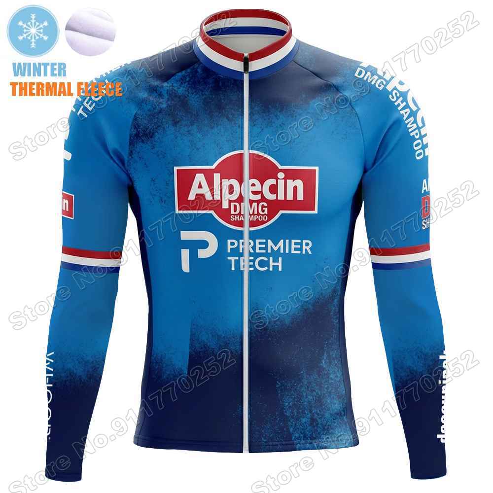 

2026 Alpecin Deceuninck Cycling Jersey Set France Tour Cycling Clothing Men Autumn Winter Road Bike Jacket Bicycle Bib Tights 5XL