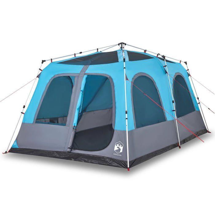 VidaXL 8-Person Dome Family Tent Blue Quick Release, Tent, Garden Tent, Outdoor Shelter, Camping Tent, 4004237