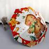 1pc Winter Wonderland Snowman UmbrellaAuto-Open Close, Portable 3-Fold Design, 8-Bone Iron Frame, Outdoor, Festive Gift for Fans, Travelers, Daily Use
