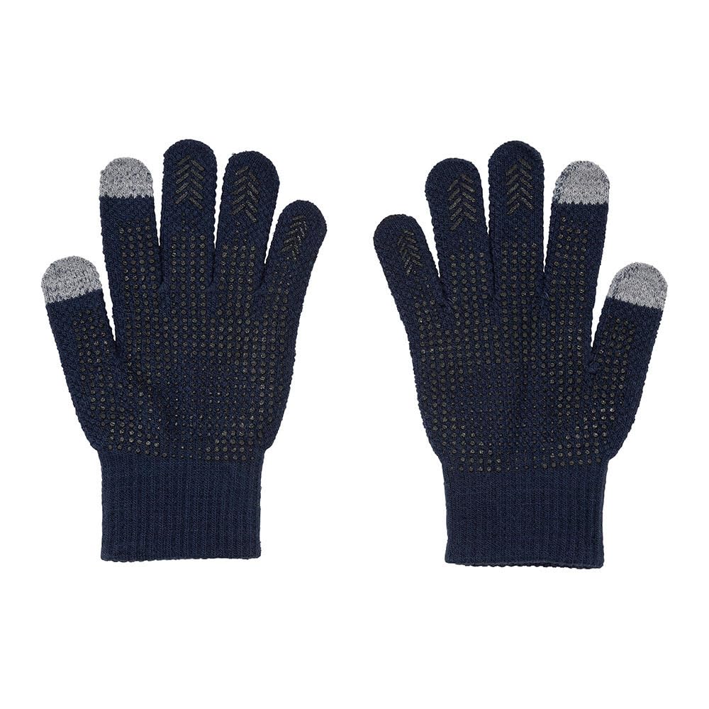 Mizuno Knit Touchscreen Adult Breath Thermo 12JYBA01 miz24fw Gloves, Compatible, Size, Knit, Heat-Generating Material,