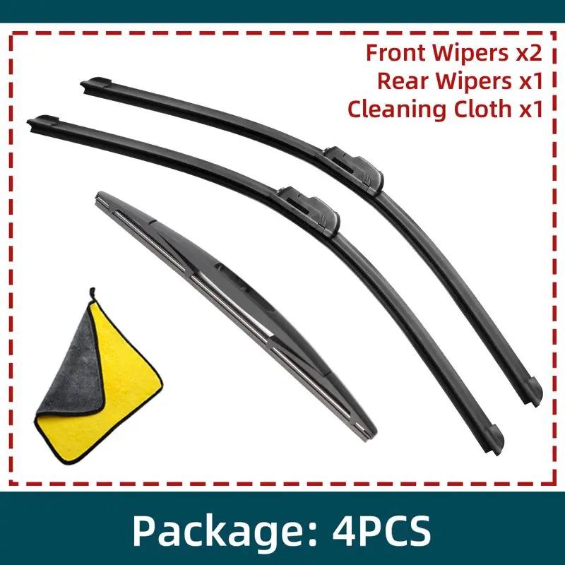 

Car Windshield Wiper Blades Fit For Subaru XV MK4 Crosstrek GP Rear Wiper Blades Soft Rubber Auto Front Windscreen 4PCS